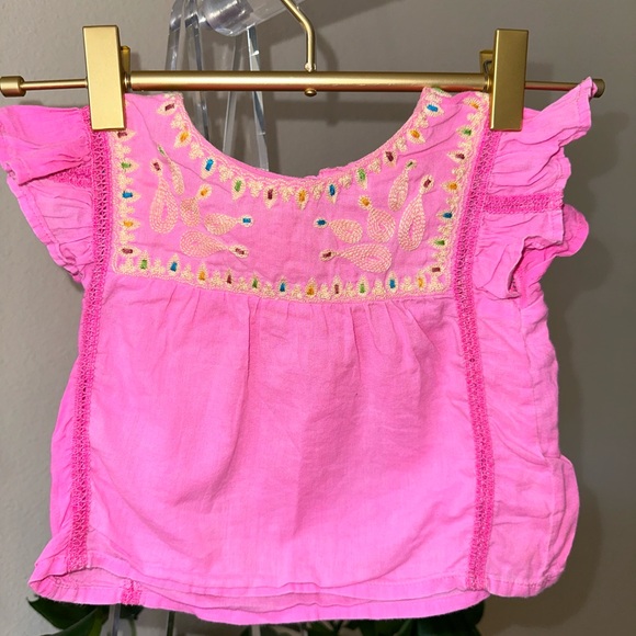 Peek Kids Embroidery Floral Top - Picture 1 of 3